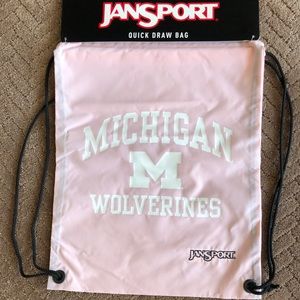 Univ of Michigan JANSPORT Backpack Quick Draw Bag